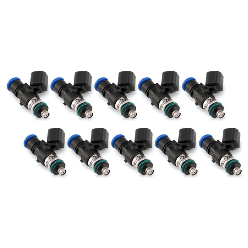 Injector Dynamics ID1050X Injectors 34mm Length (No adapter Top) 14mm Lower O - Ring (Set of 10) - Fuel Injector Sets - 10Cyl - Injector Dynamics