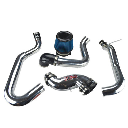 Injen 03 - 06 Evo 8/9/MR Cast Aluminum Intake System w/ Full Intercooler Piping Polished Short Ram Int Cold Air Intakes