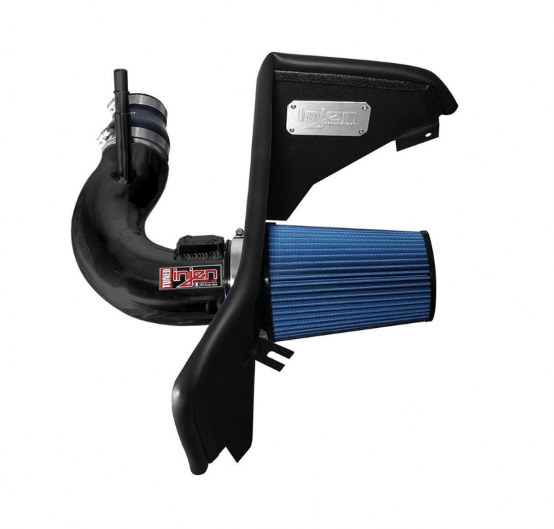 Injen 2016+ Chevy Camaro 2.0L Wrinkle Black Power-Flow Air Intake System-Cold Air Intakes-Injen