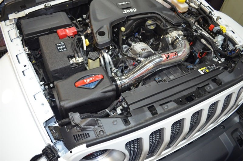 Injen 2018+ Jeep Wrangler JL V6 - 3.6L Polished Power - Flow Air Intake System Cold Air Intakes
