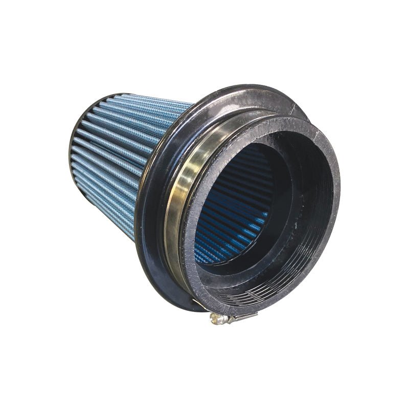 Injen SuperNano-Web Air Filter 4.0in ID/ 6.5in Twist Lock Base / 6.75in Height / 4in Top-Air Filters - Drop In-Injen