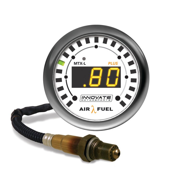 Innovate MTX-L PLUS Digital Air/Fuel Ratio Gauge Kit 8ft w/O2 Sensor-Gauges-Innovate Motorsports