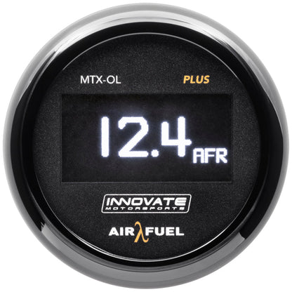 Innovate MTX-OL PLUS Wideband Digital Air/Fuel Ratio OLED Gauge Kit 8ft w/O2 Sensor-Gauges-Innovate Motorsports