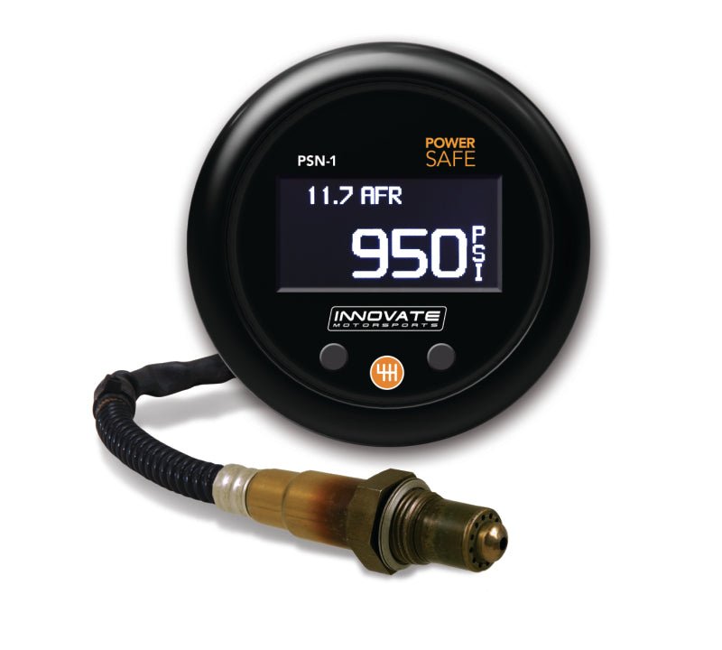Innovate PSN-1 PowerSafe Nitrous Bottle Pressure / Wideband O2 Gauge Kit-Gauges-Innovate Motorsports