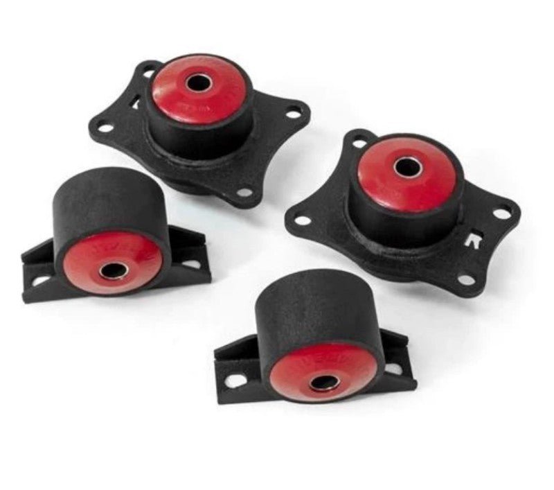 Innovative 00 - 09 Honda S2000 F - Series Black Steel Mounts 95A Bushings (Rear Diff Mounts OEM Diff) Engine Mounts