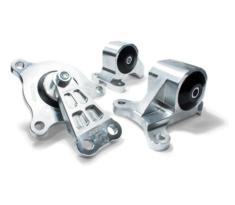 Innovative 02 - 06 Acura RSX K - Series Silver Aluminum Mounts 95A Bushings (Not K24 Trans) Engine Mounts