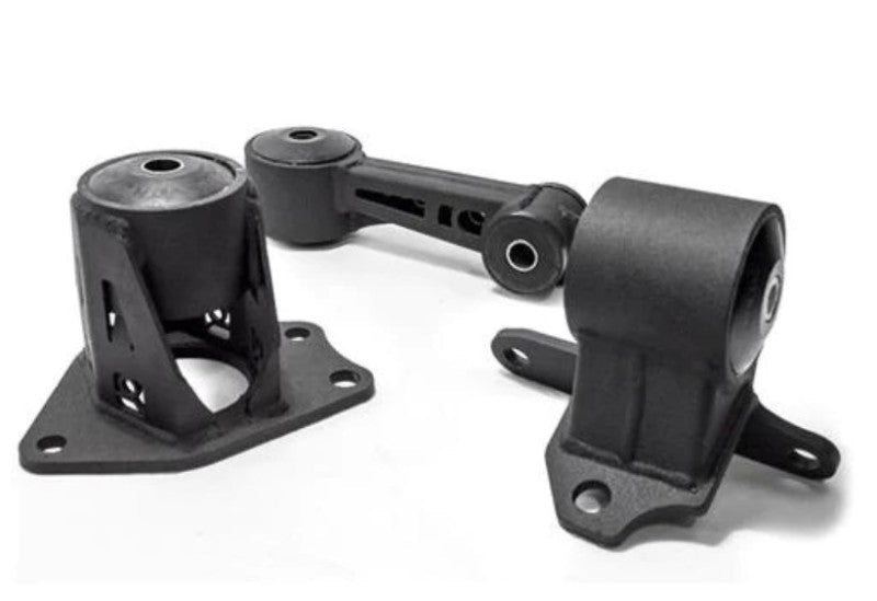 Innovative 09 - 13 Honda FIT/JAZZ L - Series Black Steel Mounts 75A Bushings Engine Mounts