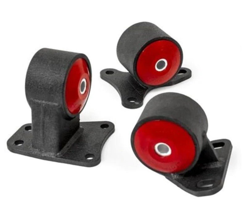 Innovative 88 - 91 Prelude B - Series Black Steel Mounts 75A Bushings Engine Mounts