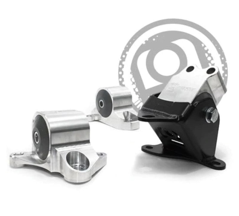 Innovative 96 - 00 Civic B/D Series Silver Aluminum Mounts 60A Bushings (3 Bolt) Engine Mounts