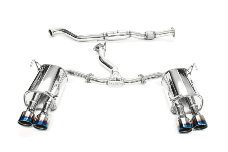 Invidia 2022+ Subaru WRX Q300 Rolled Titanium Tip Cat - Back Exhaust - Catback - Invidia