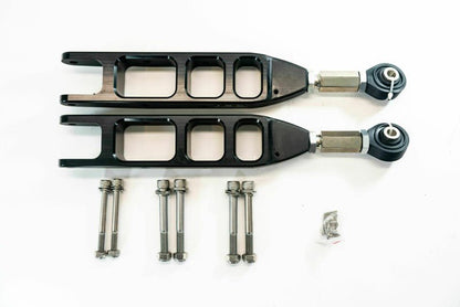 ISC Suspension 08-21 Subaru Impreza V3 Rear Adjustable Control Arms - Stealth Series Black-Control Arms-ISC Suspension