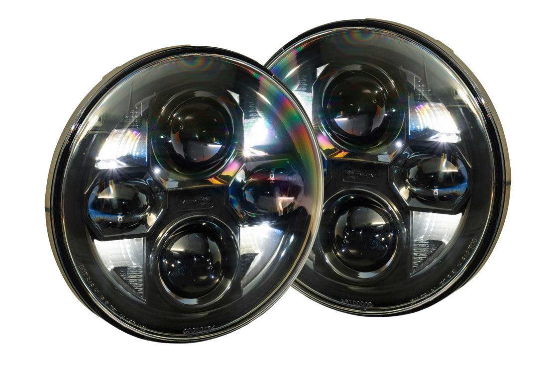 Jeep JK: Morimoto Sealed7 2.0 Headlights (Set) - Headlights (Sealed Beam) - Morimoto