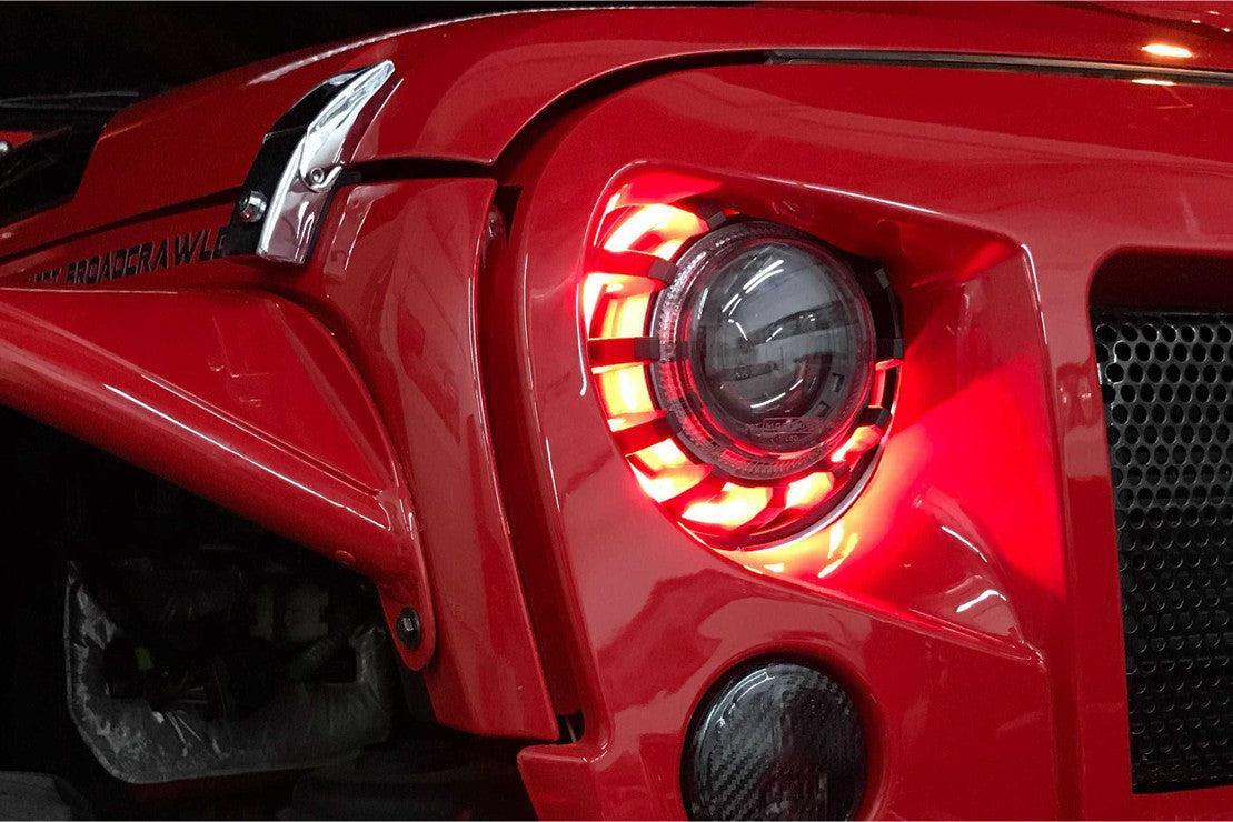 Jeep Wrangler JK Spec: Morimoto Super7 2.0 Headlights (Set) - Headlights (Sealed Beam) - Morimoto
