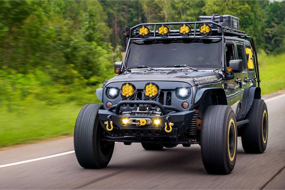 Jeep Wrangler JK Spec: Morimoto Super7 2.0 Headlights (Set) - Headlights (Sealed Beam) - Morimoto