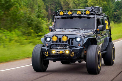 Jeep Wrangler JK Spec: Morimoto Super7 2.0 Headlights (Set) - Headlights (Sealed Beam) - Morimoto