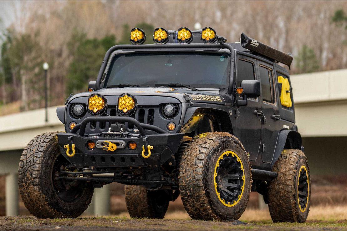 Jeep Wrangler JK Spec: Morimoto Super7 2.0 Headlights (Set) - Headlights (Sealed Beam) - Morimoto