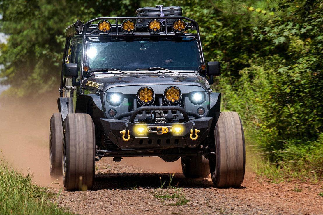 Jeep Wrangler JK Spec: Morimoto Super7 2.0 Headlights (Set) - Headlights (Sealed Beam) - Morimoto