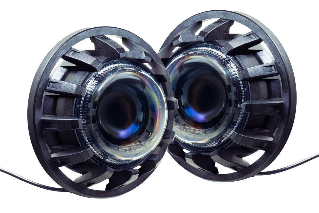 Jeep Wrangler JK Spec: Morimoto Super7 2.0 Headlights (Set) - Headlights (Sealed Beam) - Morimoto