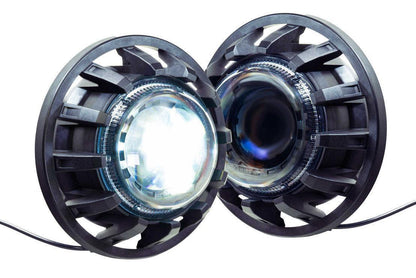 Jeep Wrangler JK Spec: Morimoto Super7 2.0 Headlights (Set) - Headlights (Sealed Beam) - Morimoto