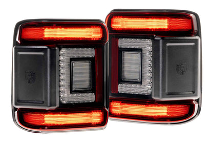 Jeep Wrangler JL (2018+): Morimoto XB Low Profile Tail Lights (Red) - Tail Lights - Morimoto XB LED Tails