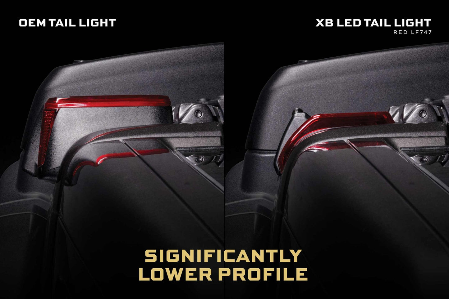 Jeep Wrangler JL (2018+): Morimoto XB Low Profile Tail Lights (Red) - Tail Lights - Morimoto XB LED Tails
