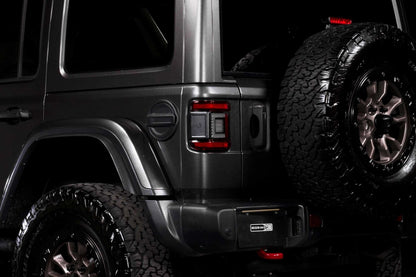 Jeep Wrangler JL (2018+): Morimoto XB Low Profile Tail Lights (Red) - Tail Lights - Morimoto XB LED Tails