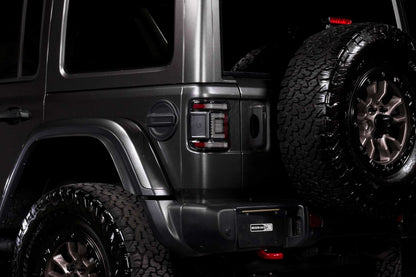 Jeep Wrangler JL (2018+): Morimoto XB Low Profile Tail Lights (Smoked) - Tail Lights - Morimoto XB LED Tails