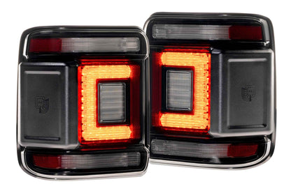 Jeep Wrangler JL (2018+): Morimoto XB Low Profile Tail Lights (Smoked) - Tail Lights - Morimoto XB LED Tails