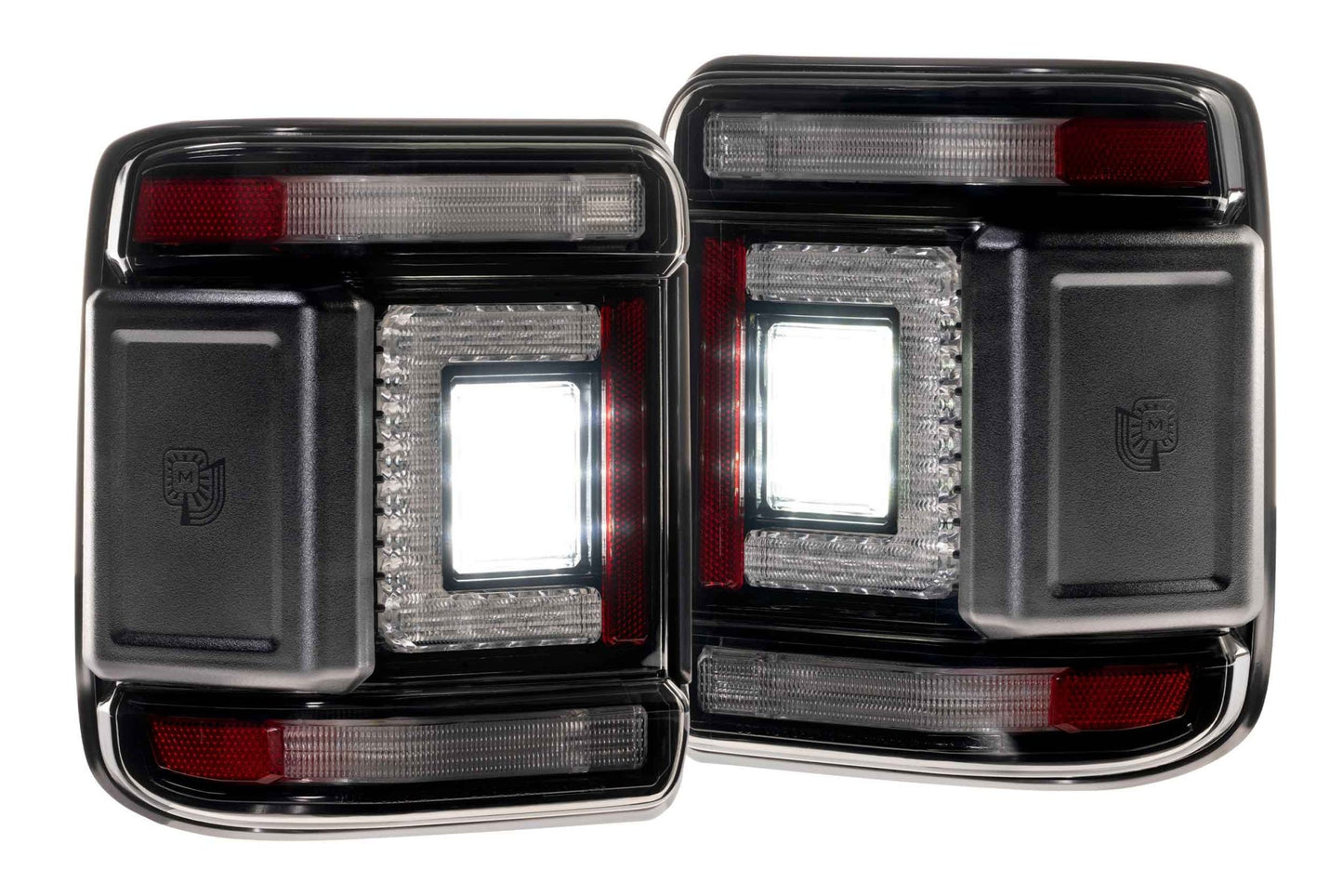 Jeep Wrangler JL (2018+): Morimoto XB Low Profile Tail Lights (Smoked) - Tail Lights - Morimoto XB LED Tails