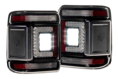 Jeep Wrangler JL (2018+): Morimoto XB Low Profile Tail Lights (Smoked) - Tail Lights - Morimoto XB LED Tails