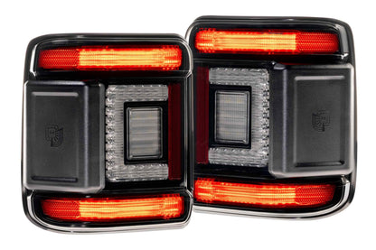 Jeep Wrangler JL (2018+): Morimoto XB Low Profile Tail Lights (Smoked) - Tail Lights - Morimoto XB LED Tails