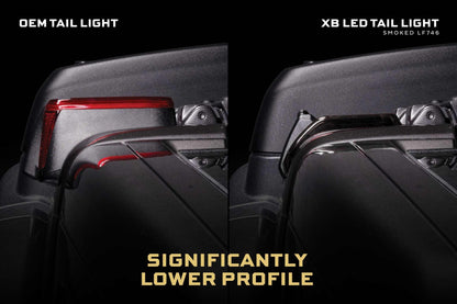 Jeep Wrangler JL (2018+): Morimoto XB Low Profile Tail Lights (Smoked) - Tail Lights - Morimoto XB LED Tails