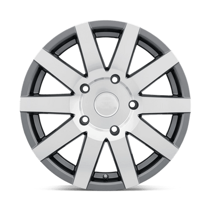 Black Rhino JOURNEY Gloss Gunmetal W/ Mirror Cut 18x8 +48 5x130mm 84.1mm