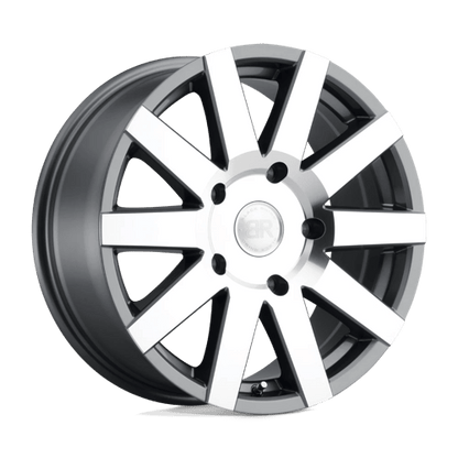 Black Rhino JOURNEY Gloss Gunmetal W/ Mirror Cut 18x8 +48 5x130mm 84.1mm