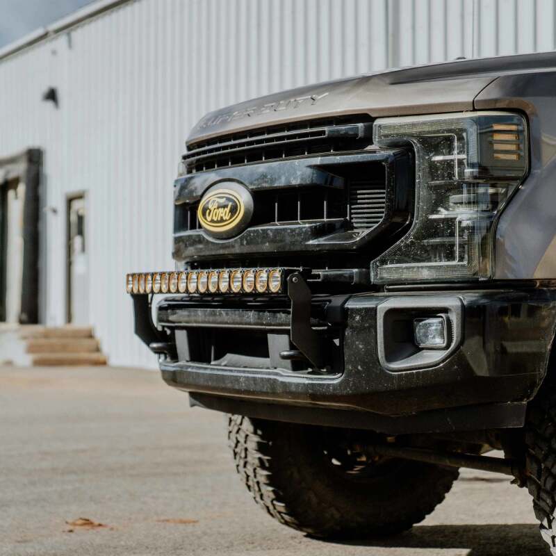 KC HiLiTES 2017+ Ford Super Duty Front Bumper Light Bar Mount For 40in Flex Era LED Light Bar-Light Mounts-KC HiLiTES