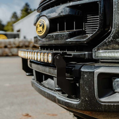 KC HiLiTES 2017+ Ford Super Duty Front Bumper Light Bar Mount For 40in Flex Era LED Light Bar-Light Mounts-KC HiLiTES