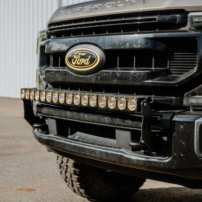 KC HiLiTES 2017+ Ford Super Duty Front Bumper Light Bar Mount For 40in Flex Era LED Light Bar-Light Mounts-KC HiLiTES