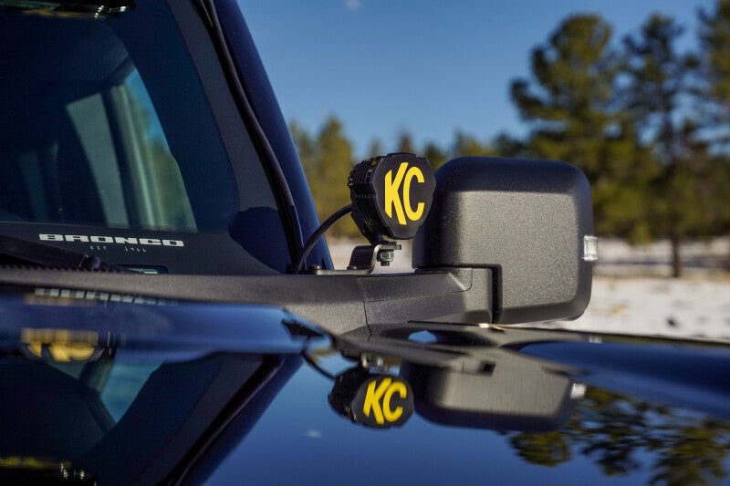 KC HiLiTES 2021+ Ford Bronco Ditch Light Mounting Bracket Set-Light Mounts-KC HiLiTES