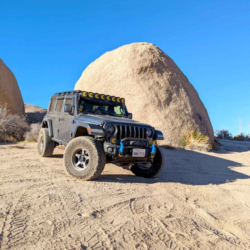 KC HiLiTES 2021+ Jeep Wrangler 4XE 50in Overhead Light Bar Mounting Bracket Set-Light Mounts-KC HiLiTES