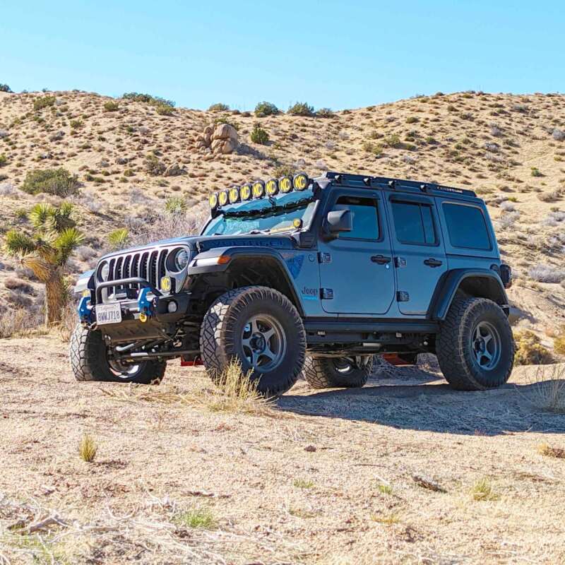KC HiLiTES 2021+ Jeep Wrangler 4XE 50in Overhead Light Bar Mounting Bracket Set-Light Mounts-KC HiLiTES