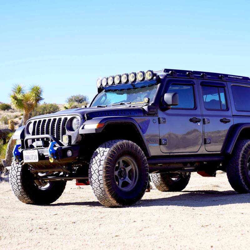 KC HiLiTES 2021+ Jeep Wrangler 4XE 50in Overhead Light Bar Mounting Bracket Set-Light Mounts-KC HiLiTES