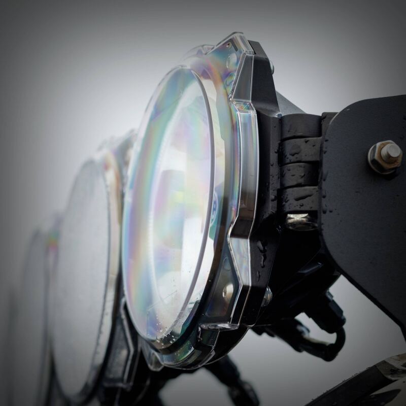 KC HiLiTES 6in. Light Shield for Gravity Pro6 LED Lights (Single) - Clear-Light Covers and Guards-KC HiLiTES