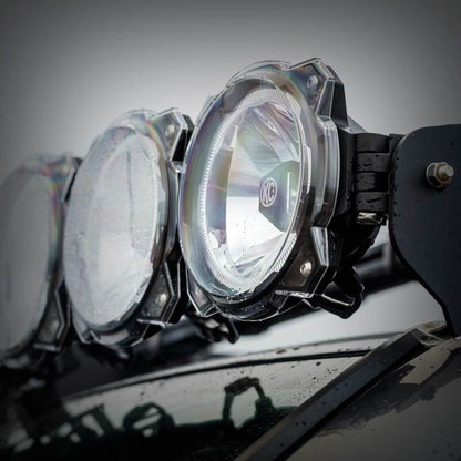 KC HiLiTES 6in. Light Shield for Gravity Pro6 LED Lights (Single) - Clear-Light Covers and Guards-KC HiLiTES