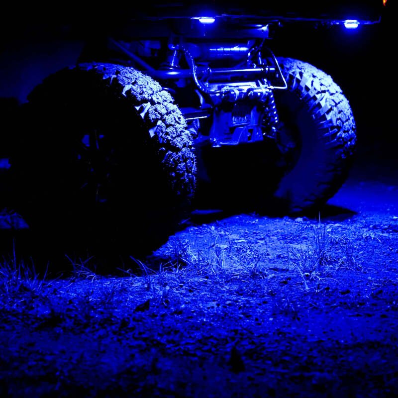 KC HiLiTES Cyclone V2 LED - Replacement Lens - Blue - Single-Light Bars & Cubes-KC HiLiTES