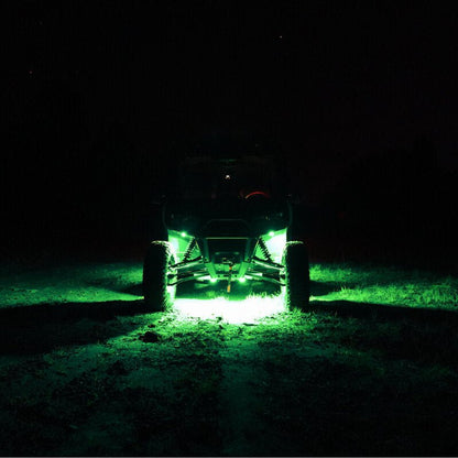 KC HiLiTES Cyclone V2 LED - Replacement Lens - Green - Single-Light Bars & Cubes-KC HiLiTES