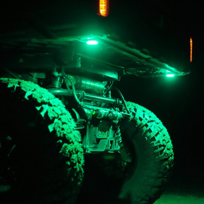 KC HiLiTES Cyclone V2 LED - Replacement Lens - Green - Single-Light Bars & Cubes-KC HiLiTES