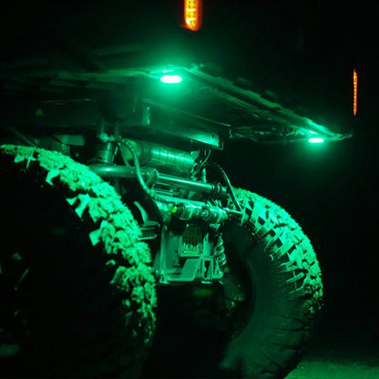 KC HiLiTES Cyclone V2 LED - Replacement Lens - Green - Single-Light Bars & Cubes-KC HiLiTES