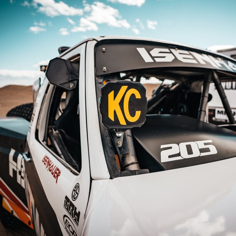 KC HiLiTES FLEX ERA 4 Light Shield Hard Cover (ea) - Black-Light Bars & Cubes-KC HiLiTES