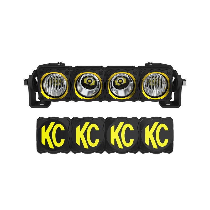 KC HiLiTES FLEX ERA LED 10in. Light Bar - Master Kit-Light Bars & Cubes-KC HiLiTES