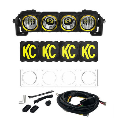 KC HiLiTES FLEX ERA LED 10in. Light Bar - Master Kit-Light Bars & Cubes-KC HiLiTES